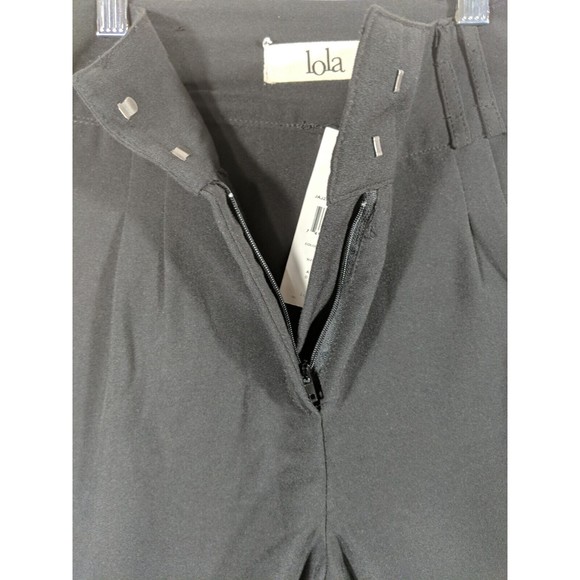 Lola by BCBG Maxazria Juniors Black Pants Zip Fly Size 1 - Picture 6 of 7